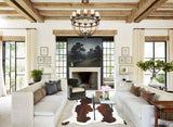 Brown and White Cowhide Rug #A42999
