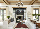 Solid Brown Cowhide Rug #A43042
