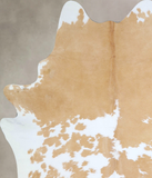 Beige and White Cowhide Rug #A43101