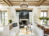 Beige and White Cowhide Rug #A43101