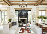 Brown and White Cowhide Rug #A43186