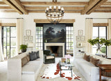 Brown and White Cowhide Rug #A43220