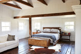Brown and White Cowhide Rug #A43222