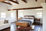 Brown and White Cowhide Rug #A43277