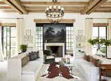Brown and White Cowhide Rug #A43304