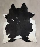Black and White Cowhide Rug #A43309