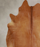 Solid Brown Cowhide Rug #A43361