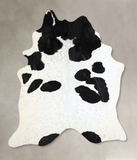 Black and White Cowhide Rug #A43421