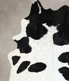 Black and White Cowhide Rug #A43421