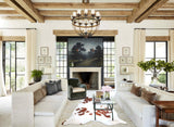 Brown and White Cowhide Rug #A43519