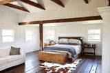 Brown and White Cowhide Rug #A43519