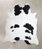 Black and White Cowhide Rug #A43524