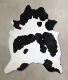 Black and White Cowhide Rug #A43528
