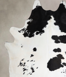 Black and White Cowhide Rug #A43536