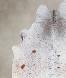 Salt and Pepper Brown Cowhide Rug #A43565
