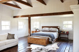 Salt and Pepper Brown Cowhide Rug #A43571