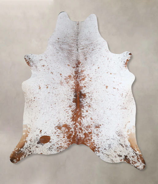 Salt and Pepper Brown Cowhide Rug #A43574