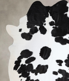 Black and White Cowhide Rug #A43610