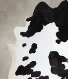 Black and White Cowhide Rug #A43611