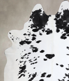 Black and White Cowhide Rug #A43614