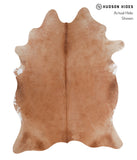 Solid Brown Cowhide Rug #A4362