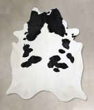 Black and White Cowhide Rug #A43631