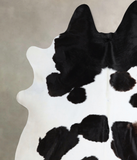 Black and White Cowhide Rug #A43637
