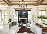 Solid Brown Cowhide Rug #A43665