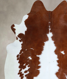 Brown and White Cowhide Rug #A43667