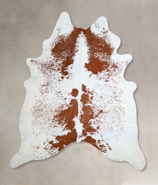 Brown and White Cowhide Rug #A43669