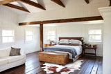 Brown and White Cowhide Rug #A43669