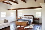 Brown and White Cowhide Rug #A43671