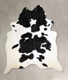 Black and White Cowhide Rug #A43681