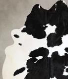 Black and White Cowhide Rug #A43681