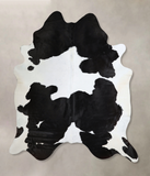 Black and White Cowhide Rug #A43692