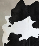 Black and White Cowhide Rug #A43692
