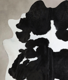 Black and White Cowhide Rug #A43694