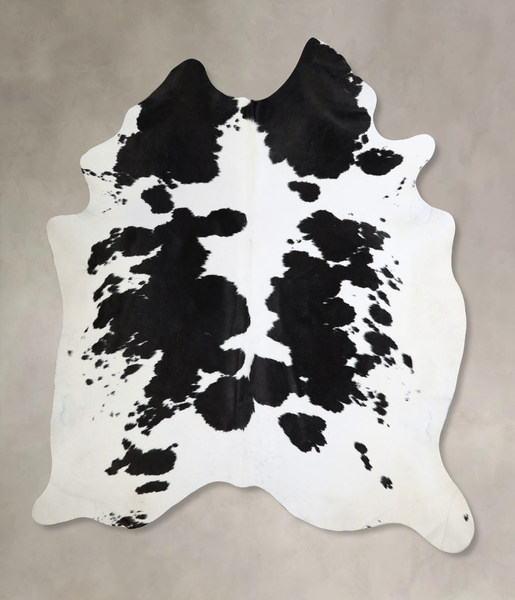 Black and White Cowhide Rug #A43696