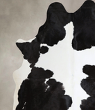 Black and White Cowhide Rug #A43701