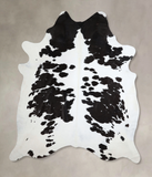 Black and White Cowhide Rug #A43709