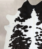 Black and White Cowhide Rug #A43709