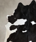 Black and White Cowhide Rug #A43733