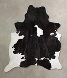 Black and White Cowhide Rug #A43735