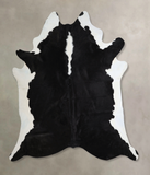 Black and White Cowhide Rug #A43737