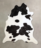 Black and White Cowhide Rug #A43756