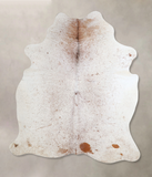Salt and Pepper Brown Cowhide Rug #A43766
