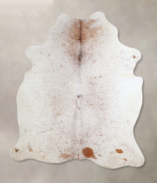 Salt and Pepper Brown Cowhide Rug #A43766