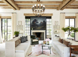 Salt and Pepper Brown Cowhide Rug #A43781