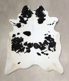 Black and White Cowhide Rug #A43804