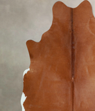 Brown and White Regular Cowhide Rug #A43811